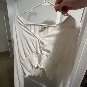 Altard State Elegant White Women's Top